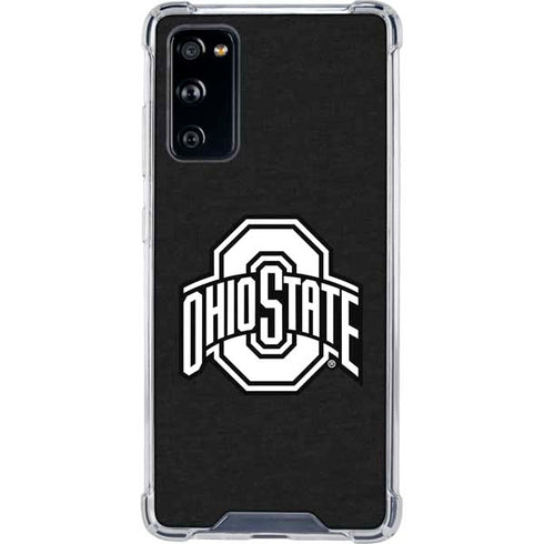 Ohio State University OSU Black Galaxy S20 FE Clear Case